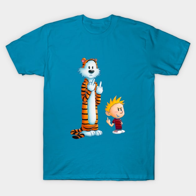 T shirt calvin hobbes hot sale